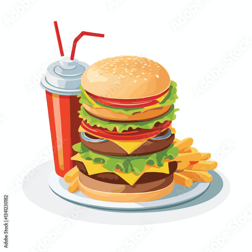 cheese, food, fries, restaurant, sauce, cheeseburger, fasrfood, patty, grilled, hamburger, healthy, hungry, isolated, junk, ketchup, meat, salad, potato, red, gourmet, sandwich, sesame, snack, table, 