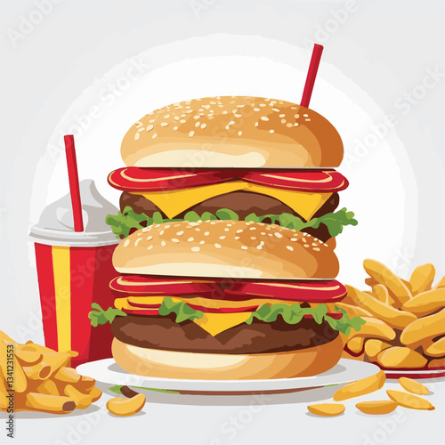 cheese, food, fries, restaurant, sauce, cheeseburger, fasrfood, patty, grilled, hamburger, healthy, hungry, isolated, junk, ketchup, meat, salad, potato, red, gourmet, sandwich, sesame, snack, table, 