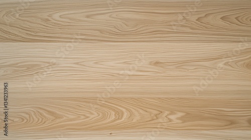 Light wooden floor with natural grain texture in minimalist style. Smooth oak surface with subtle wood patterns. Neutral hardwood flooring for modern interiors.