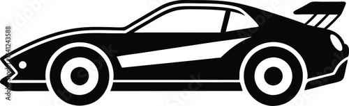 racing car vector silhouette,racing car icon