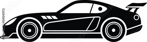 racing car vector silhouette,racing car icon
