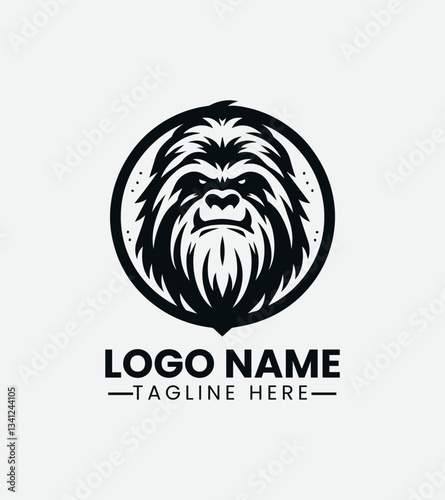 Yeti Logo Design, Abominable Snowman, Cryptid