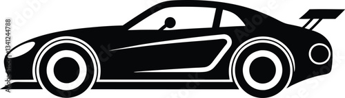 racing car vector silhouette,racing car icon