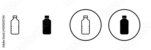 Bottle icon vector. bottle sign and symbol