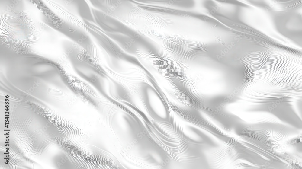 Obraz premium Stunning Abstract White Fabric Design: A Sophisticated Visual