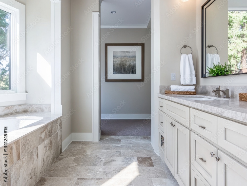 custom made wallpaper toronto digitalA bathroom with a white sink and a white bathtub. The bathtub is next to a white wall