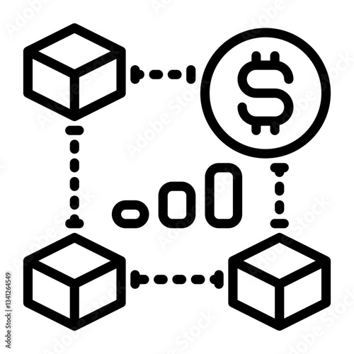 Assets icon, line icon style