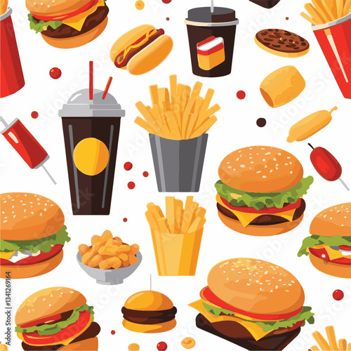 fastfood, fast, snack, food, meal, background, delicious, dinner, lunch, fat, american, unhealthy, burger, menu, restaurant, junk, isolated, meat, tasty, cheeseburger, set, hamburger, sandwich, cuisin