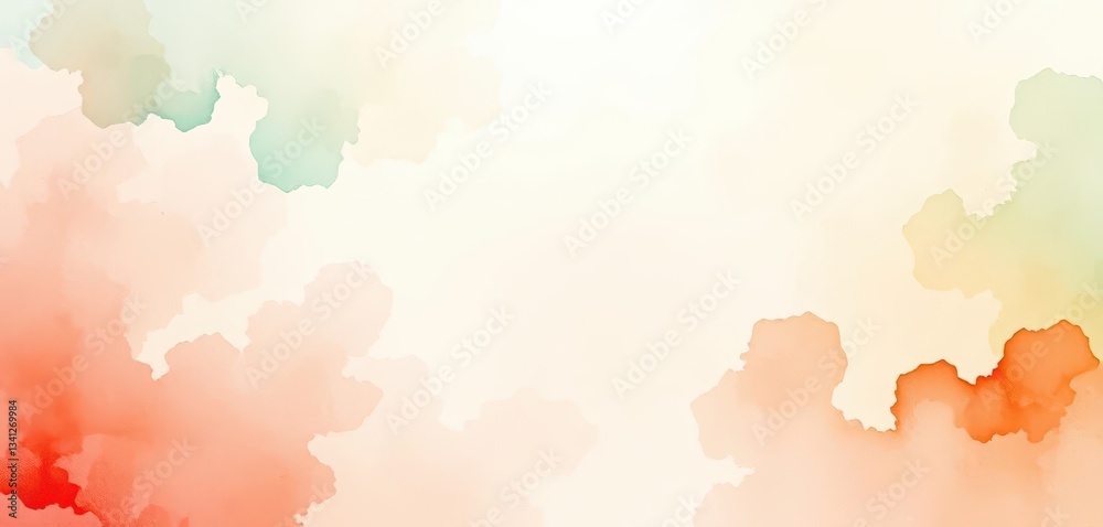 Obraz premium Creamy, subtly textured watercolor paper background , delicate, wedding