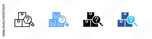 Prediction Multistyle Icon Sheet