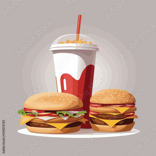 fastfood, fast, snack, food, meal, background, delicious, dinner, lunch, fat, american, unhealthy, burger, menu, restaurant, junk, isolated, meat, tasty, cheeseburger, set, hamburger, sandwich, cuisin