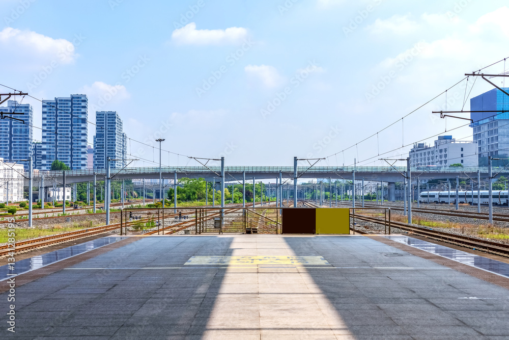 China Railway Transportation Road Train Track China Railway Transportation Road Train Track