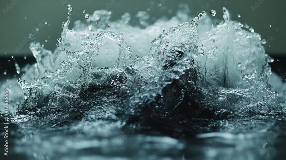 Water Fountain Splash Close Up Water Fountain Splash Close Up
