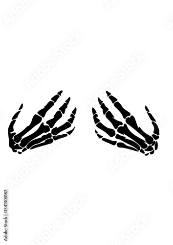 skeleton hands