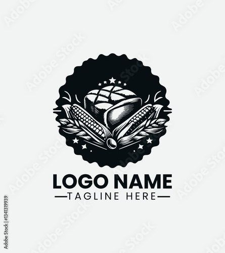 Corned Beef Logo illustrasi