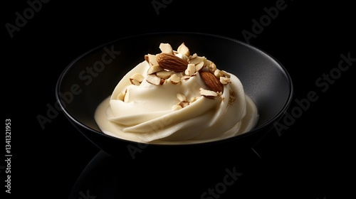 A Culinary Masterpiece: Exquisite Almond Ice Cream Dessert
