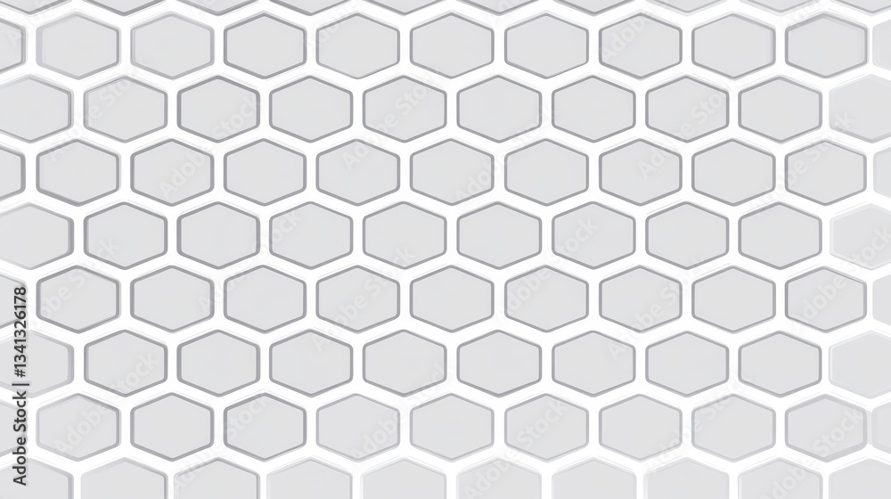 Fototapeta premium Stunning Geometric Hexagon Pattern Design