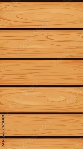 A Detailed Illustration of Wood Planks, Perfect for Interior Design Inspiration