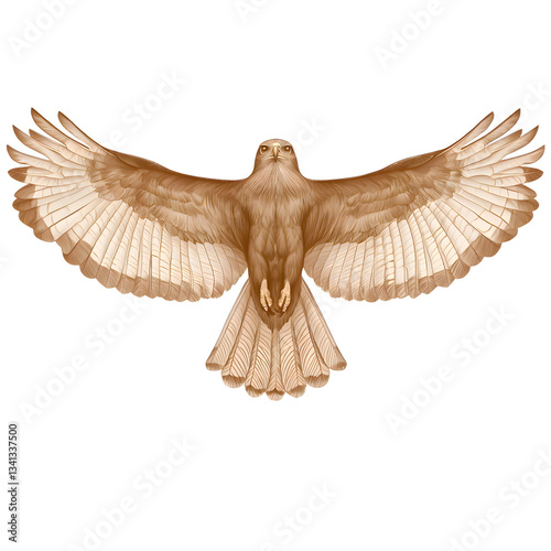 A powerful and graceful eagle spreading its broad wings as it soars effortlessly through the open sky showcasing its impressive aerial prowess and connection to the natural world