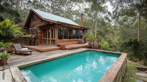 Wallpaper Mural Cozy cabin stays are ideal for a peaceful escape surrounded by nature. Torontodigital.ca