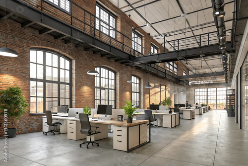Modern office meeting room table and chairs Modern Meeting Room Modern Empty Meeting Room with Big Conference Table with Various Documents and Laptops on it