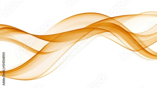 Stunning Abstract Golden Wave Design for Graphic Resources