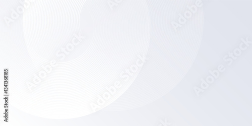 Abstract white circle lines. Digital future technology concept illustration art abstract nice simple abstract modern