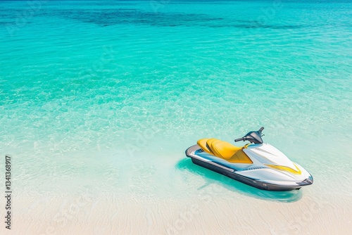 Phuket island, located in Thailand, is a popular spot for beach jet skiing