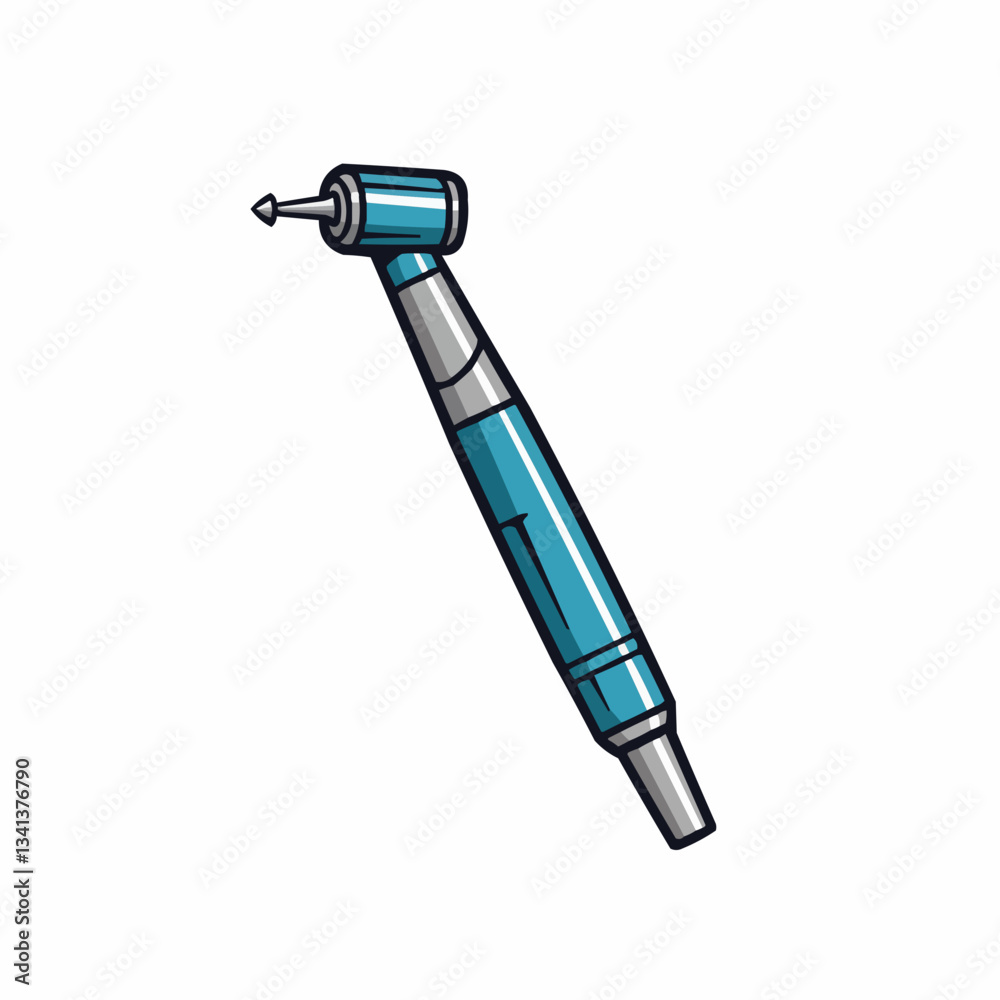 Close-up of a dental tool showcasing precision and design Close-up of a dental tool showcasing precision and design
