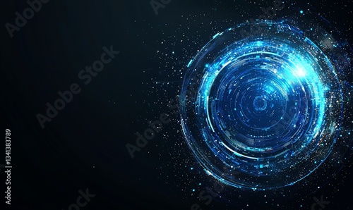 Abstract graphic design illustrates the concept of background technology in a digital setting