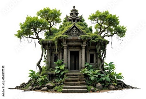 japanese temple in the garden