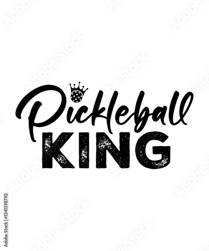Pickleball typography  t-shirt design