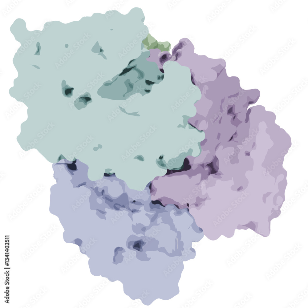 Obraz premium Macromolecule illustration