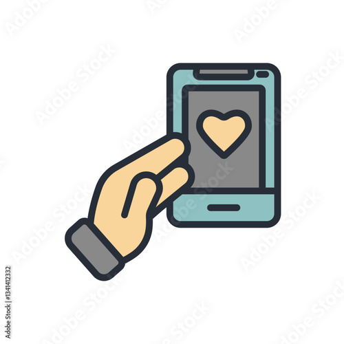 favorite icon collection .design style with background