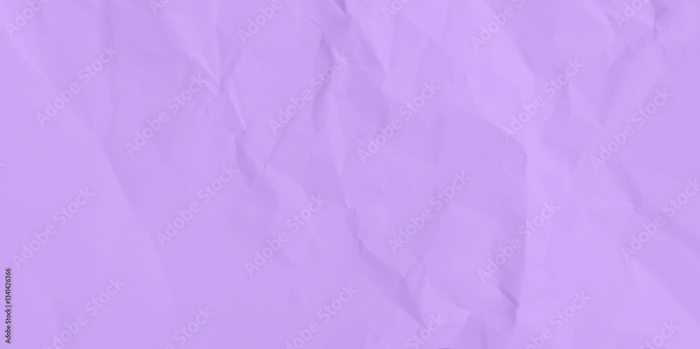 Violet clean crumpled paper background. Horizontal crumpled empty paper template for posters and banners. Vector illustration Violet clean crumpled paper background. Horizontal crumpled empty paper template for posters and banners. Vector illustration