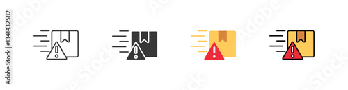 Shipping Dangerous Multi Style Icon Sheet