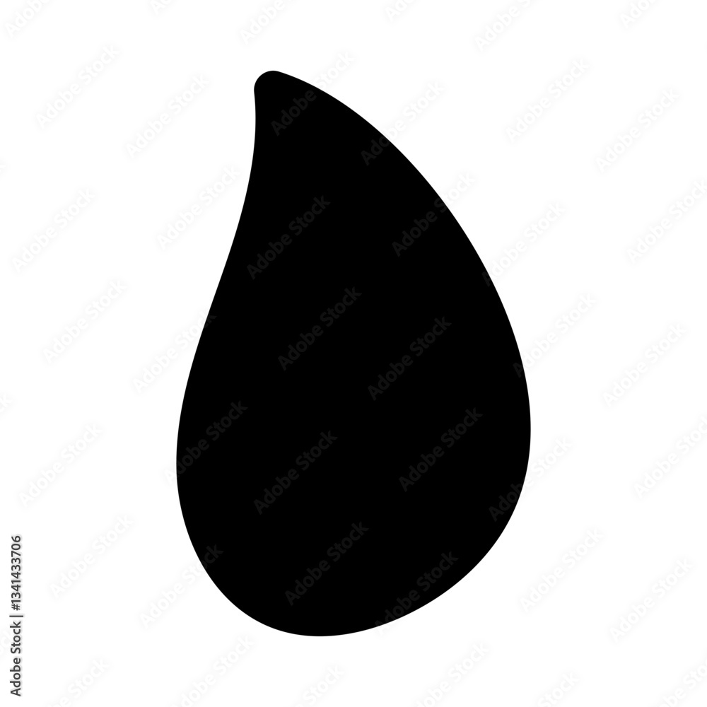 Drop Hand Drawn Shape Icon Drop Hand Drawn Shape Icon