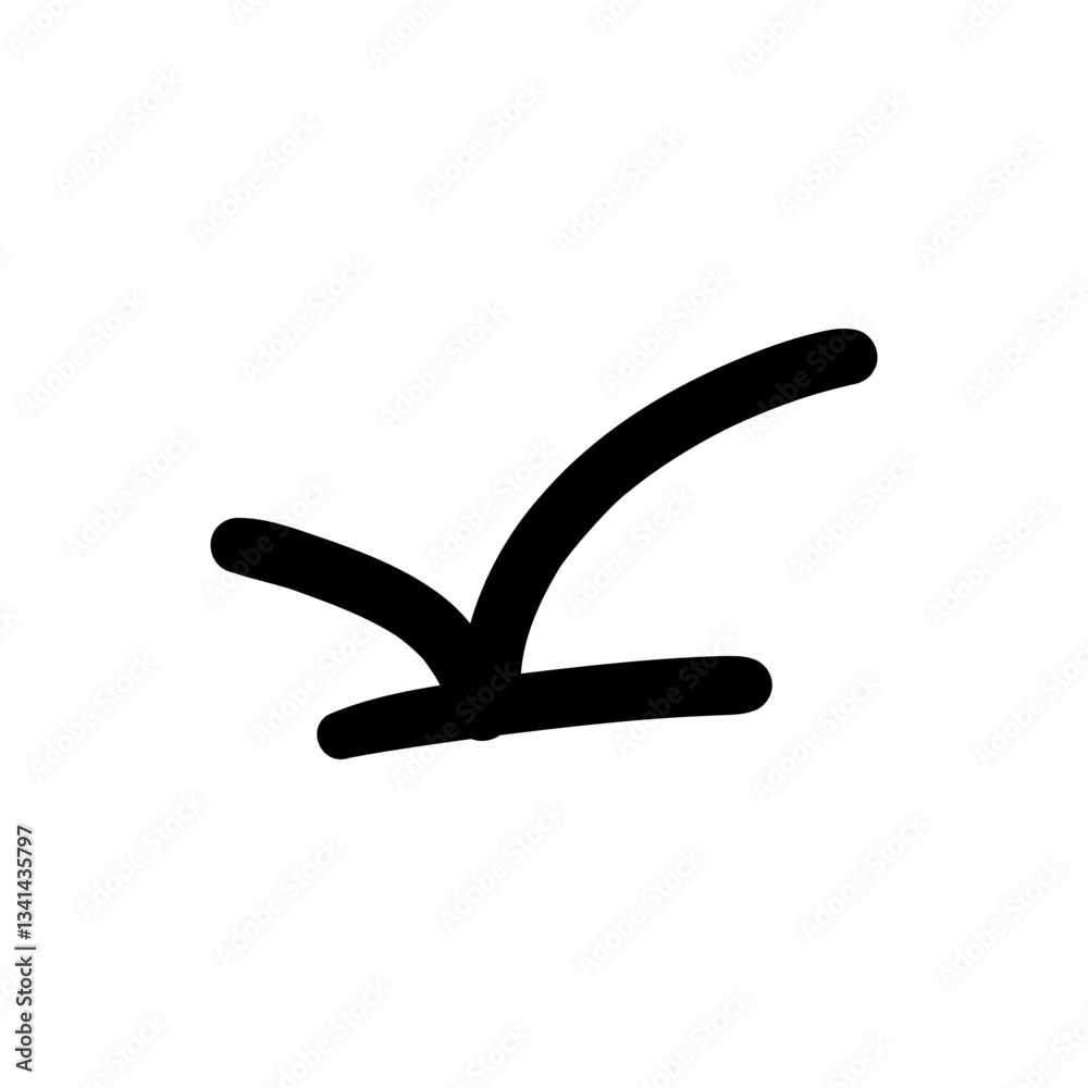 Bird Hand-drawn Shape Bird Hand-drawn Shape
