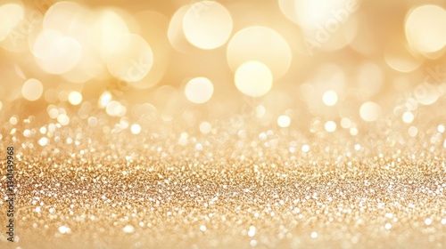 A champagne gold background with fine glitter particles catching the light