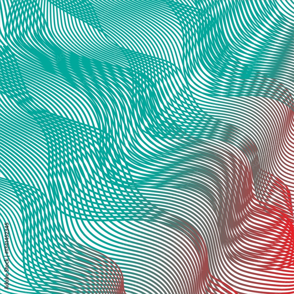 Fototapeta premium Design element many broken lines structure effect