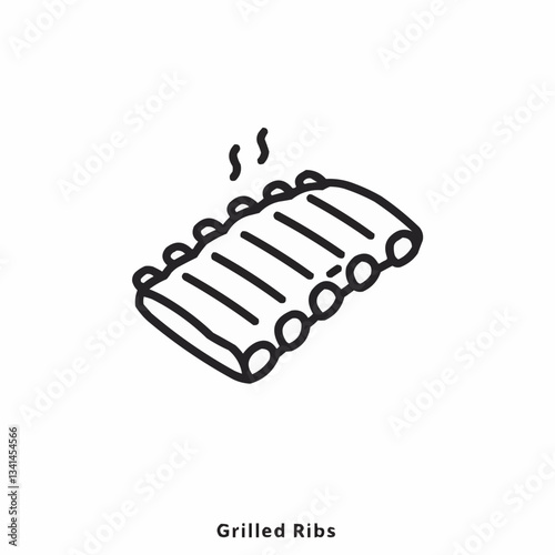 Deliciously grilled ribs served on a plate with steam rising, inviting appetite