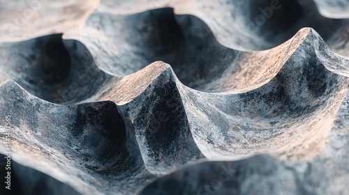 close-up of a wind-eroded rock formation