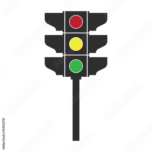 Traffic lights icon vector design