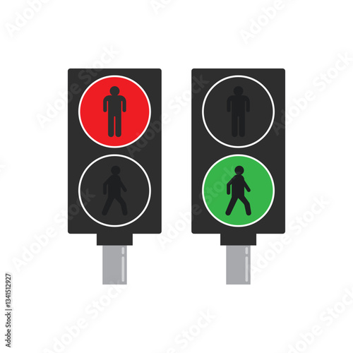 Traffic lights icon vector design