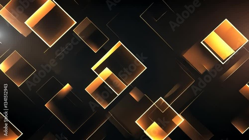Abstract gold geometric background
