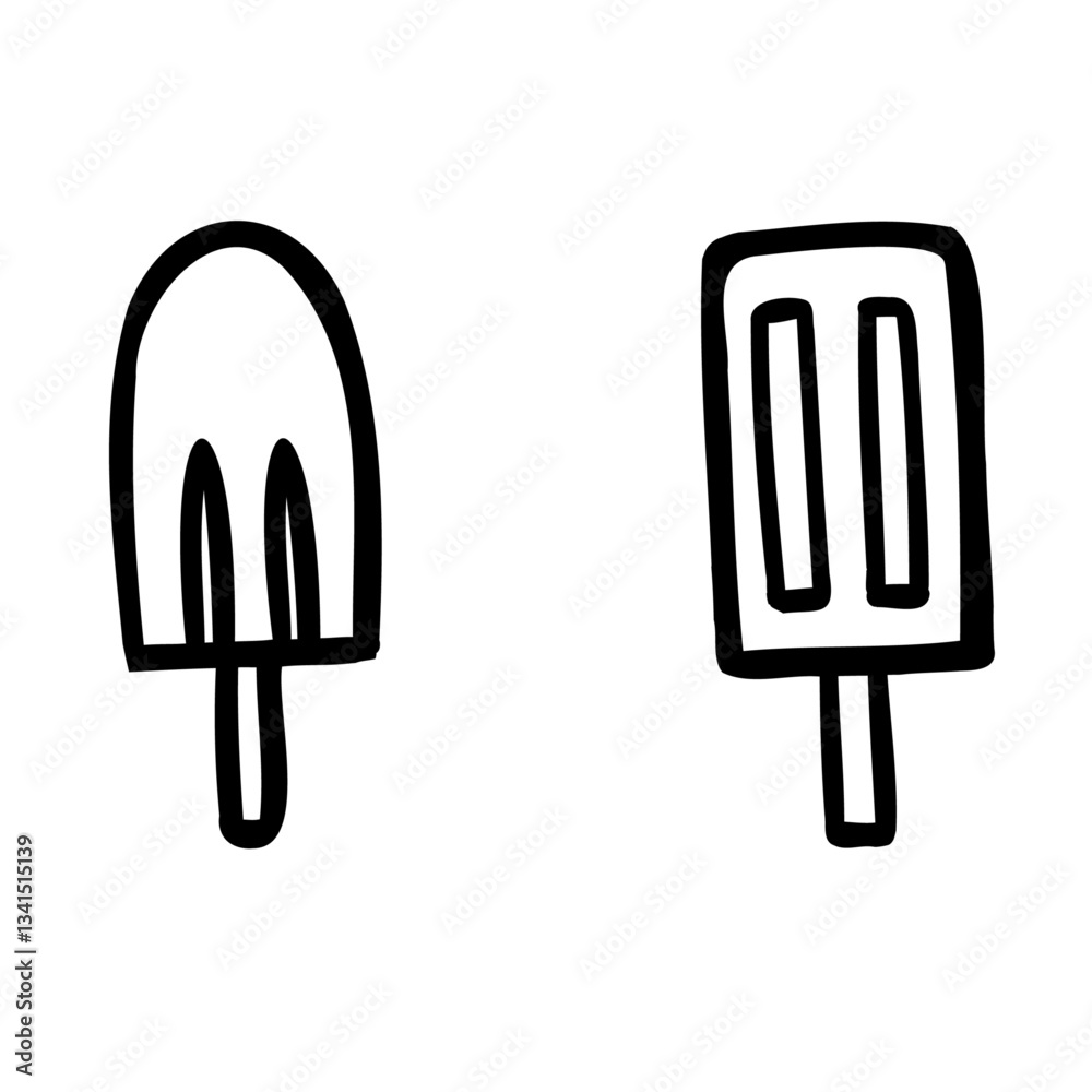 シンプルなアイスのイラスト素材 シンプルなアイスのイラスト素材