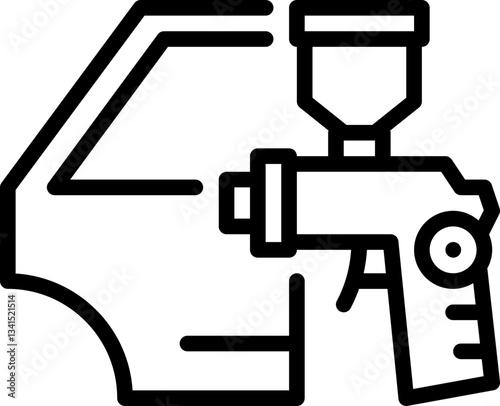 Car repaint icon