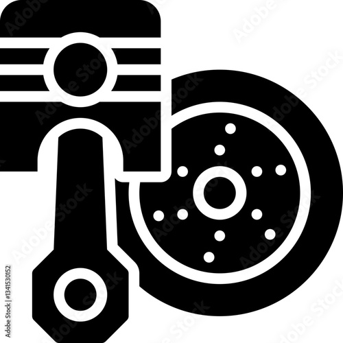 Car spare part icon