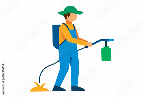 gardener with watering can