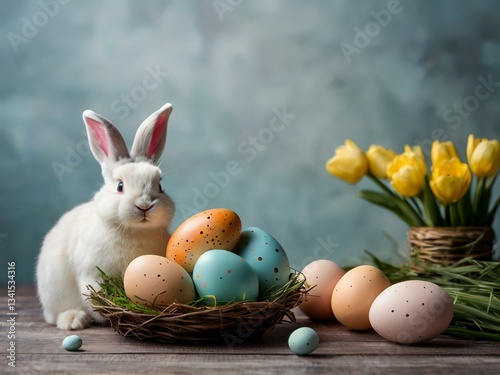 easter greeting card background